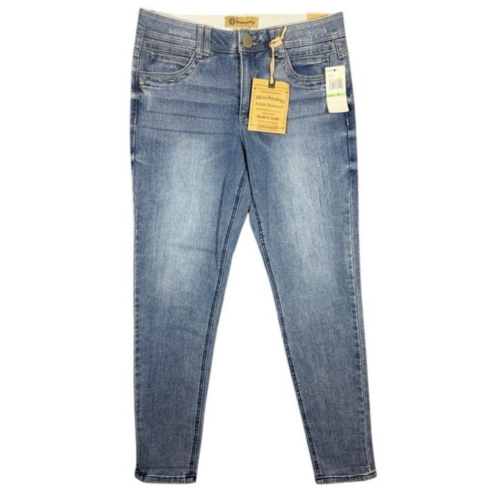 Democracy Ab Technology Ankle Skimmer Jeans Womens 8 Medium Wash B1641N3XHXX NEW